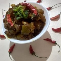 A picture of Pumpkin khatta-meetha.