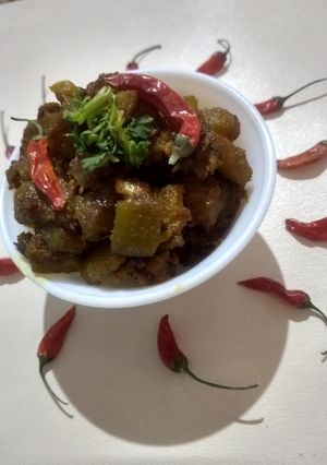 A picture of Pumpkin khatta-meetha.