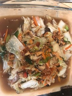 Foto resep Sawi putih tumis jamur