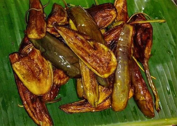 Recipe of Speedy Fried Brinjal or Begun Bhaja in Bengali Style