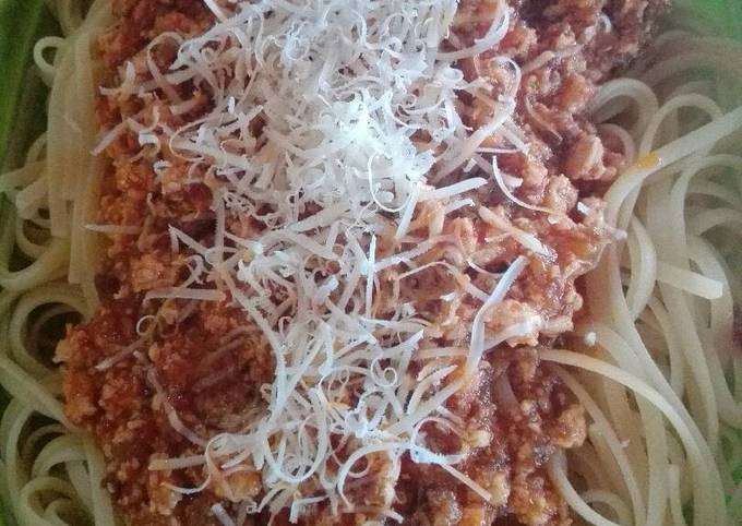 Resep Spaghetti saus bolognese Anti Gagal