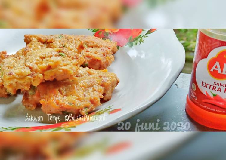 Resep Bakwan Tempe With Tepung Sajiku Yang Lezat