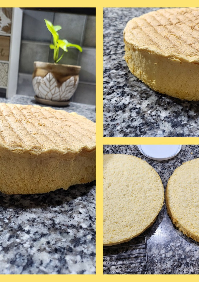 Una foto de Bizcochuelo de vainilla con almidón de maíz (22 cm)