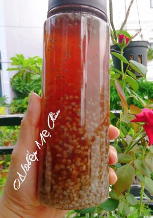 Hình của món Nước sâm hạt é.