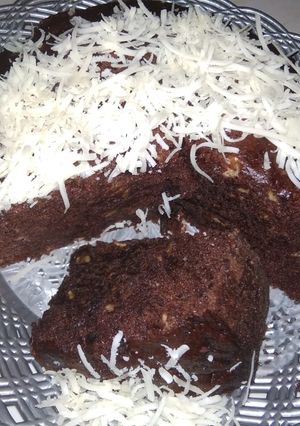 Foto resep 149) Bolu Pisang Coklat Kukus (Eggless, no mixer)