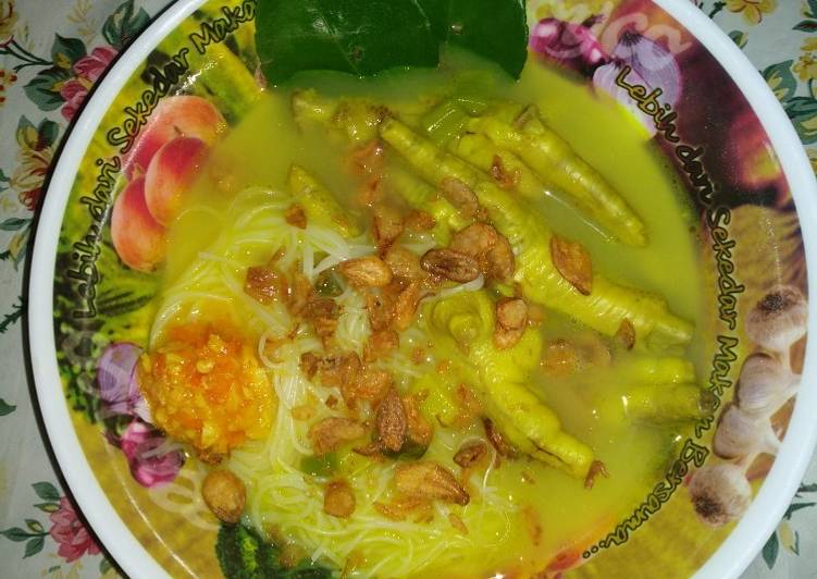 Resep Soto Ceker Ayam Anti Gagal