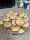 Eggless Lemon Poppy Seed Muffins