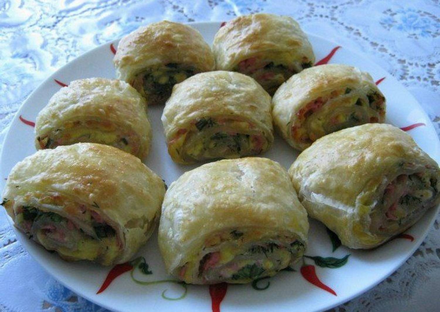 Рулетики Из Теста Фото