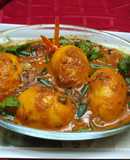 Shahi Duck Egg and Potato Curry