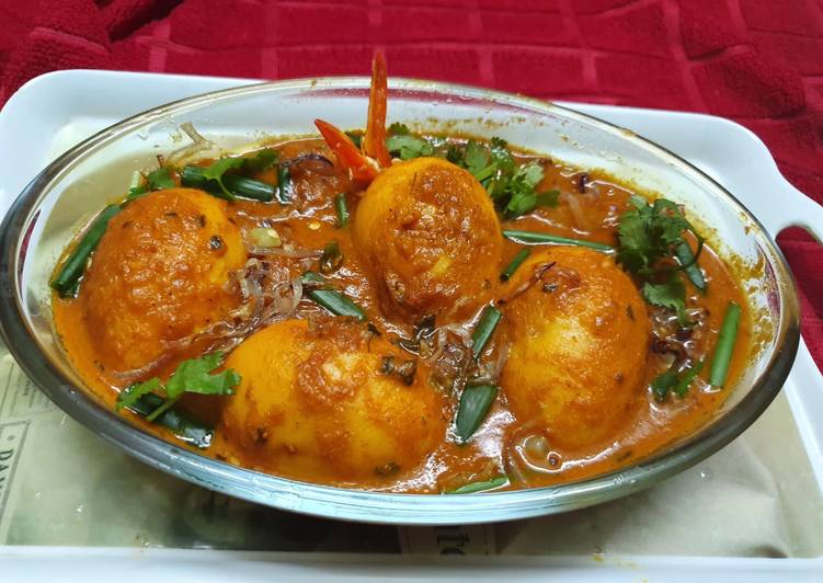 Shahi Duck Egg and Potato Curry