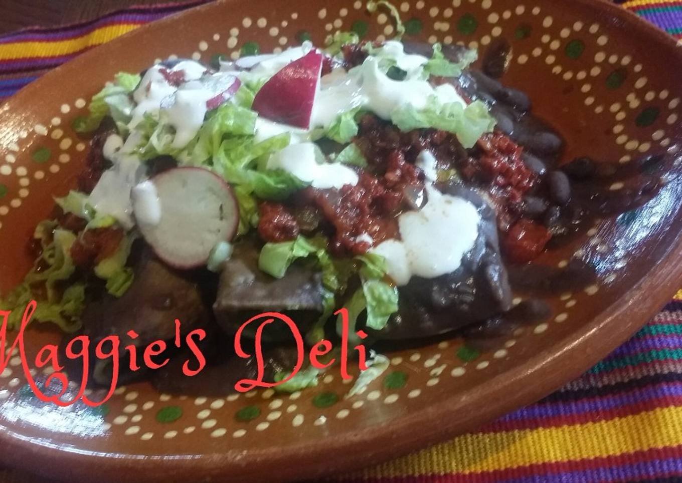 Enfrijoladas con chorizo ranchero (soya)