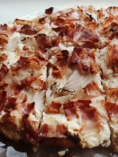 Una foto de Coca flammkuchen