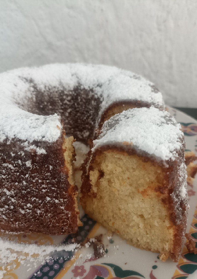 Una foto de Torta de naranja 🍊 14 cucharadas