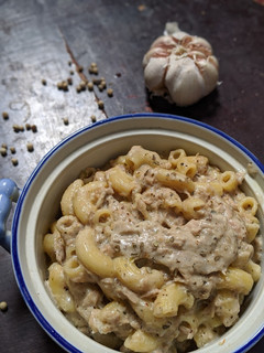 Foto resep Makaroni Saus Krim Tuna