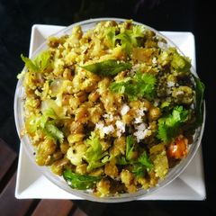 Whole green gram stir fry A picture of Whole green gram stir fry.
