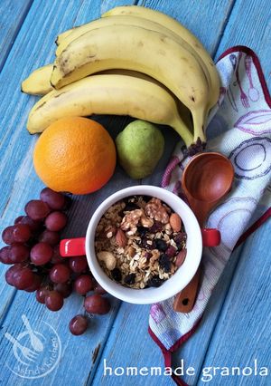 A picture of Healthy Homemade Granola.