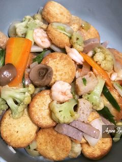 Foto resep Sapo tahu seafood
