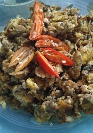 Foto resep Orak Arik Telur Pindang Ikan