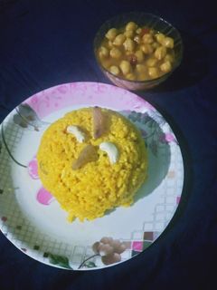 বাসন্তী পোলাও(basonti pulao recipe in Bengali) রেসিপির প্রধান ছবি