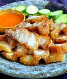 thịt ba chỉ chiên giòn