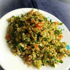Quinoa salad A picture of Quinoa salad.