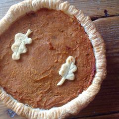 A picture of Rustic Sweet Potato Pie.