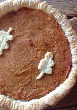 A picture of Rustic Sweet Potato Pie.