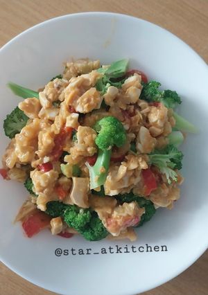 Foto resep 201. Brokoli Cah Telur Asin