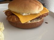 A picture of cod with cheese
