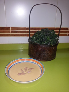 Una foto de Crema de garbanzos con thermomix