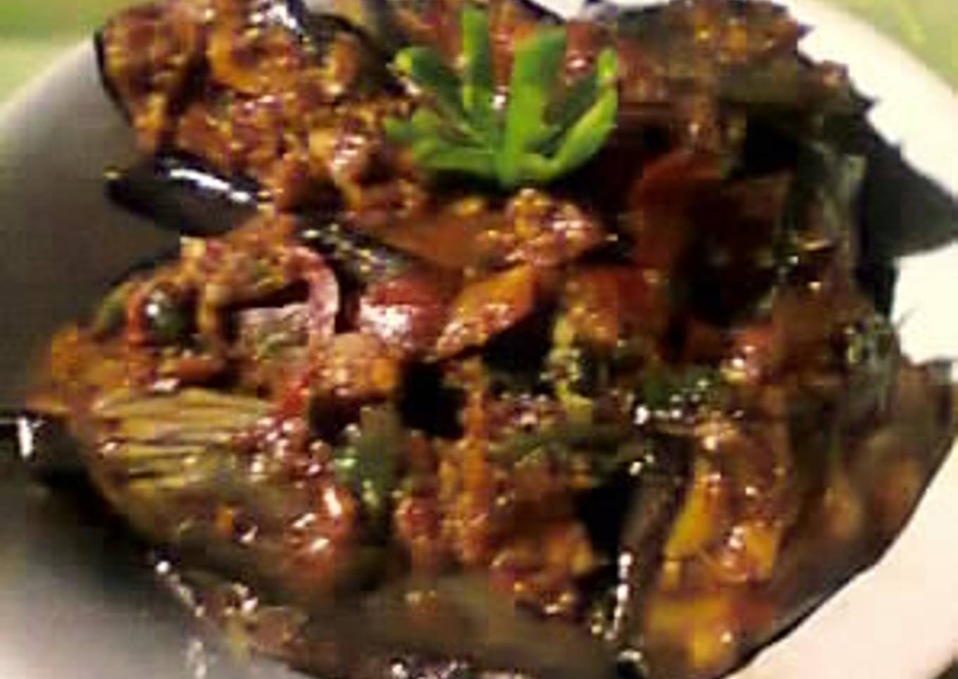 Sambal terong special masak pedas