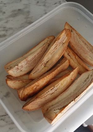 รูปของ กล้วยน้ำว้าอบ by airfryer
