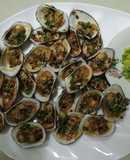 Sò lông nướng mỡ hành