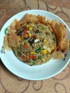 Foto resep Nasi goreng komplit