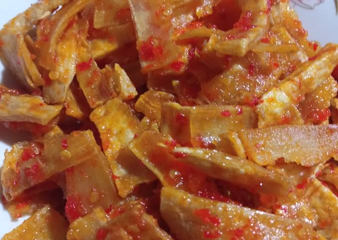 92. Keripik singkong balado ndower