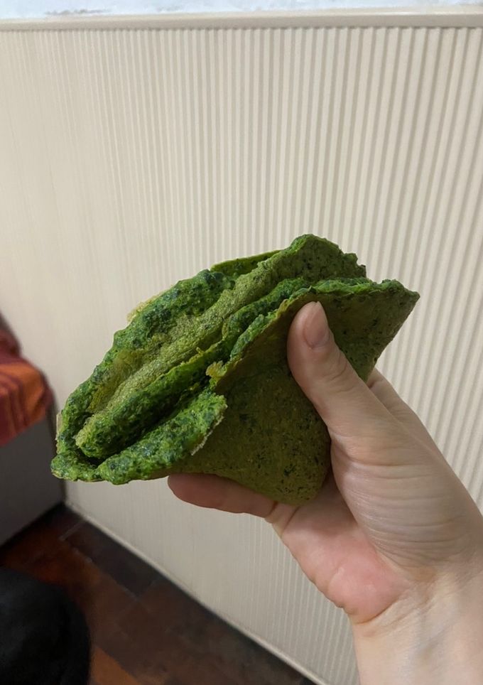 Una foto de Rapiditas/Crepes de espinaca sin gluten