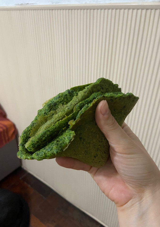 Una foto de Rapiditas/Crepes de espinaca sin gluten