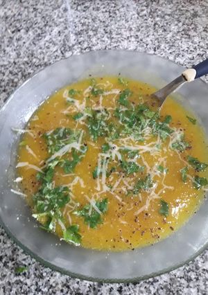 Una foto de Sopa casera de verduras