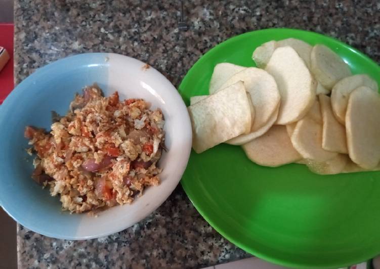 Recipe of Ultimate Yam and egg sauce | Satisfyingrecipe.web.app