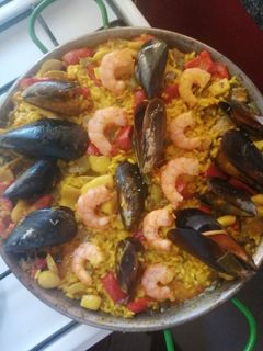 Una foto de Arroz marinero