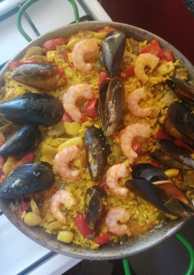 Una foto de Arroz marinero