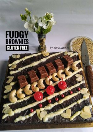 Foto resep Fudgy Brownies Gluten Free