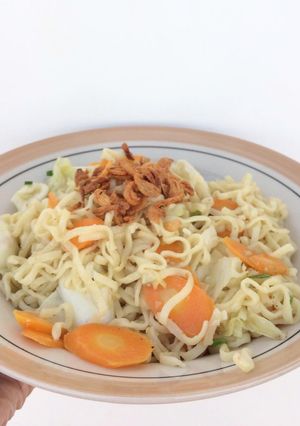 Foto resep Mie Goreng Kampung/ Mie Buwuhan