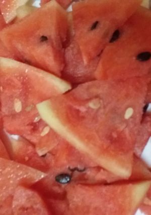 A picture of Watermelon chilled salad.