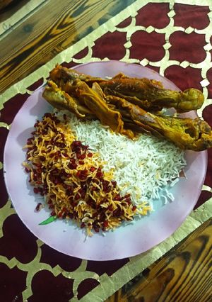 عکسی از دستور چلو ماهیچه