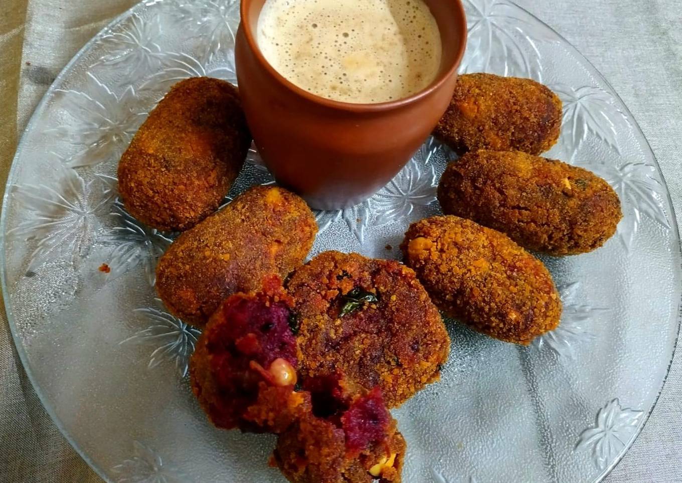 Beetroot cutlet / Vegetable chop