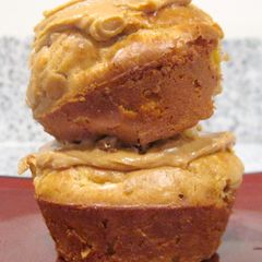 A picture of Peanut Butter Apple Doggy Cake.