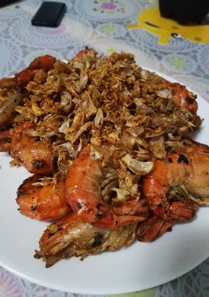 รูปของ กุ้งเจี๋ยนกระเทียมพริกไทย