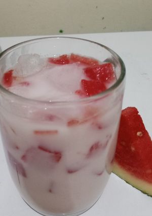 Foto resep Es semangka simple