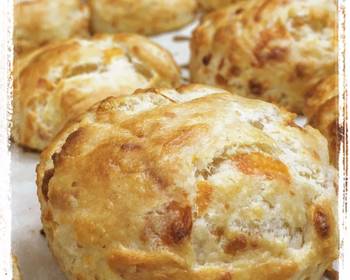 Fresh, Making Recipe Three Cheese Buttermilk Biscuits Savory Delicious